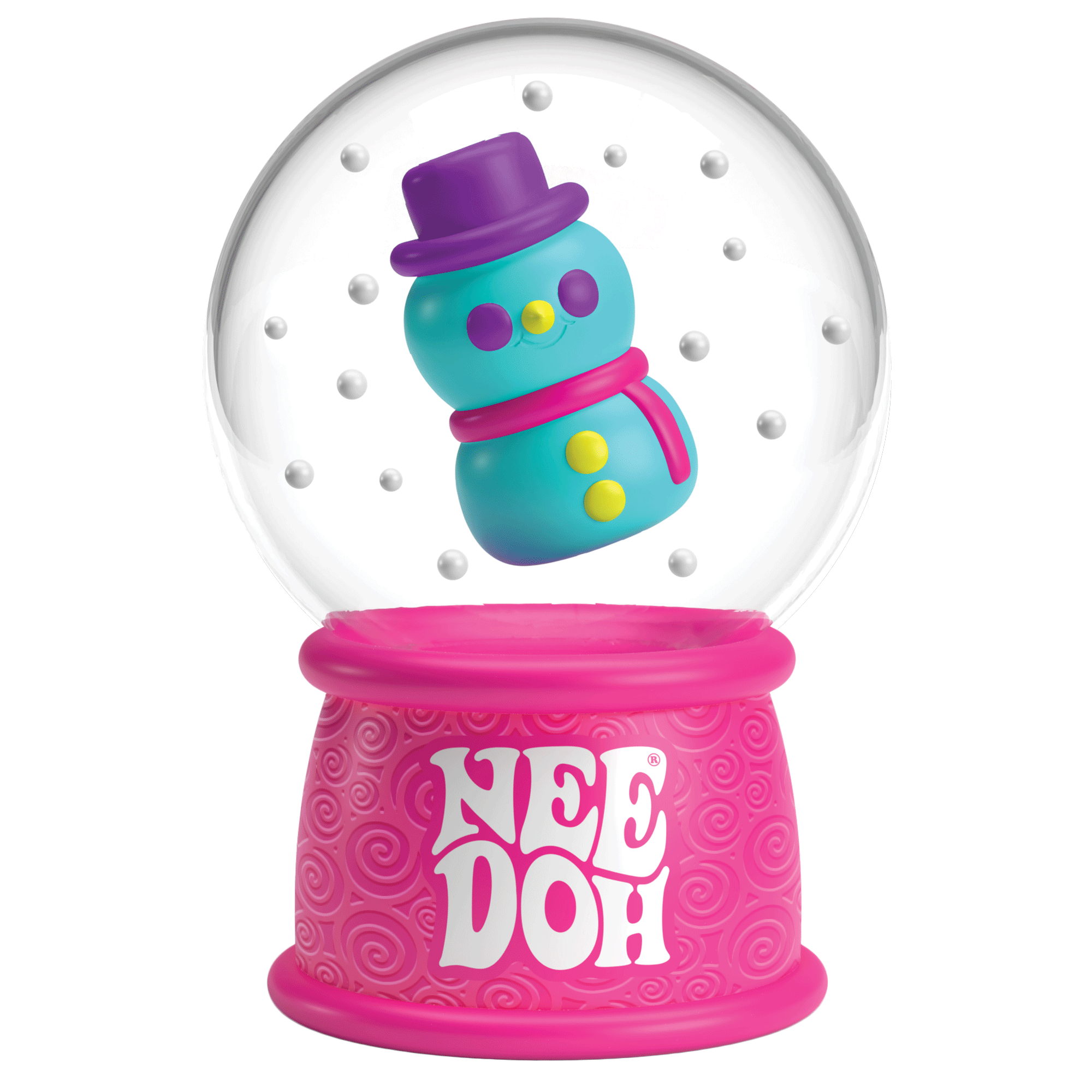 NeeDoh Squish N Flow Snow Globe | Signature Moonlit Lane